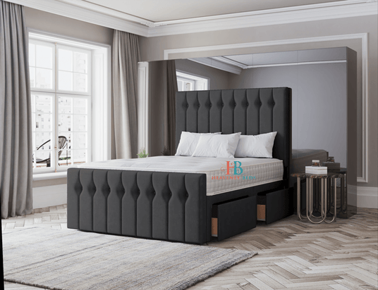 Sloane Divan Bed Available With 2/4 Drawer Storage - Heavenlybeds