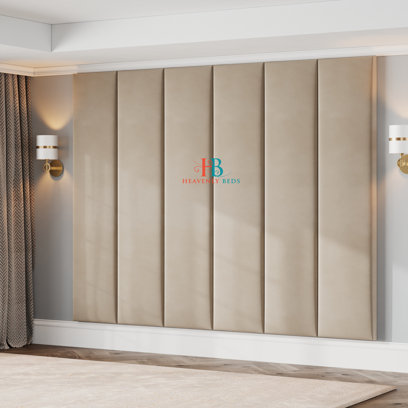 Upholstered Individual Cream Wall Panels