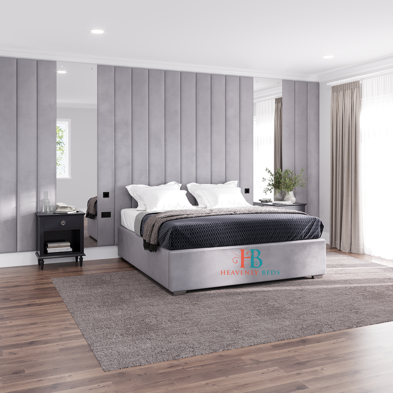 Wall Panel Storage Bed Set